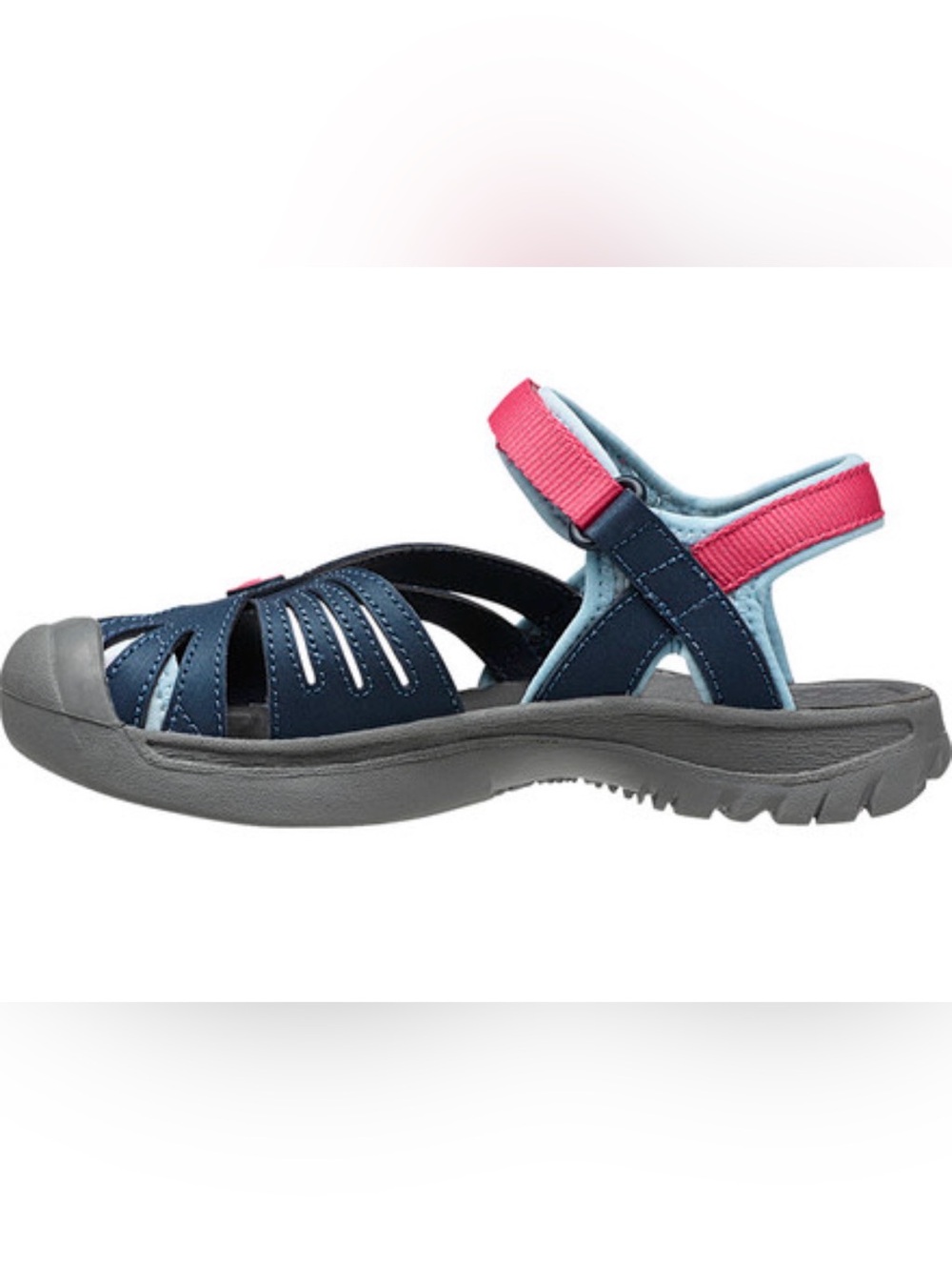 KEEN Youth Water shoe, Outdoor “Rose”
Sandals, Size 1, Navy/Pink, GUC